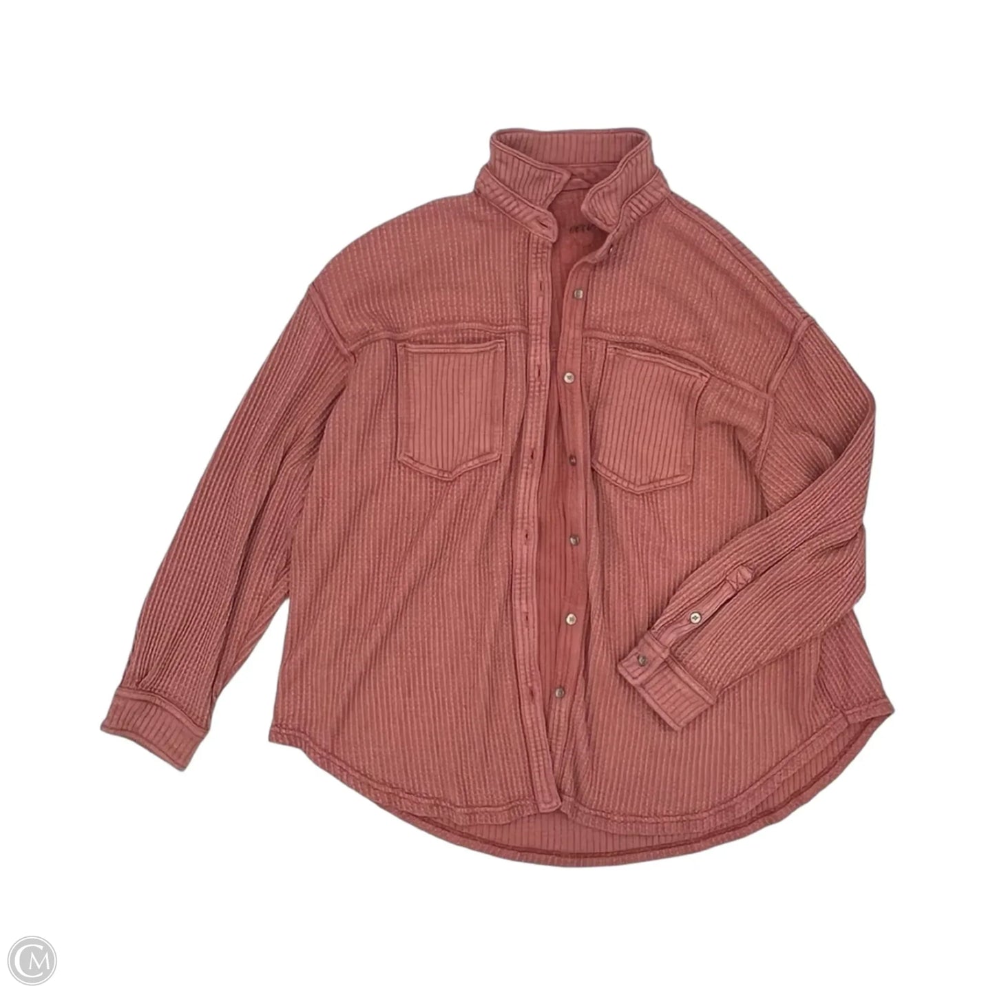 Top Long Sleeve By Aerie In Red, Size: L
