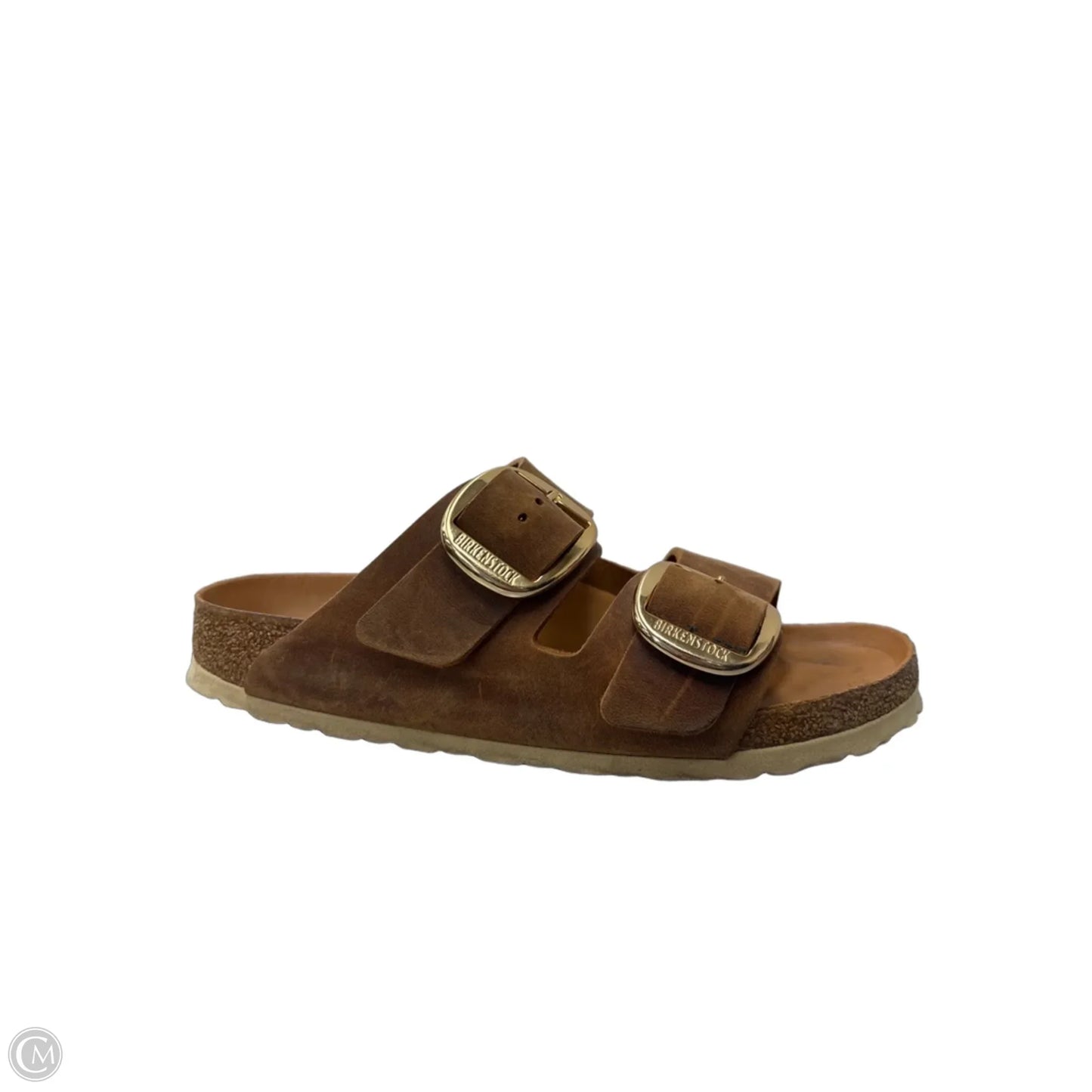 Sandals Flats By Birkenstock In Brown, Size: 6