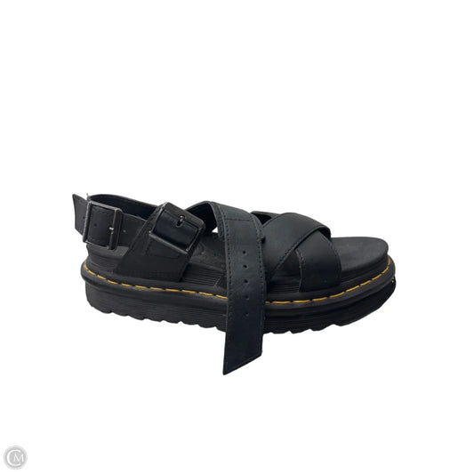 Sandals Flats By Dr Martens In Black, Size: