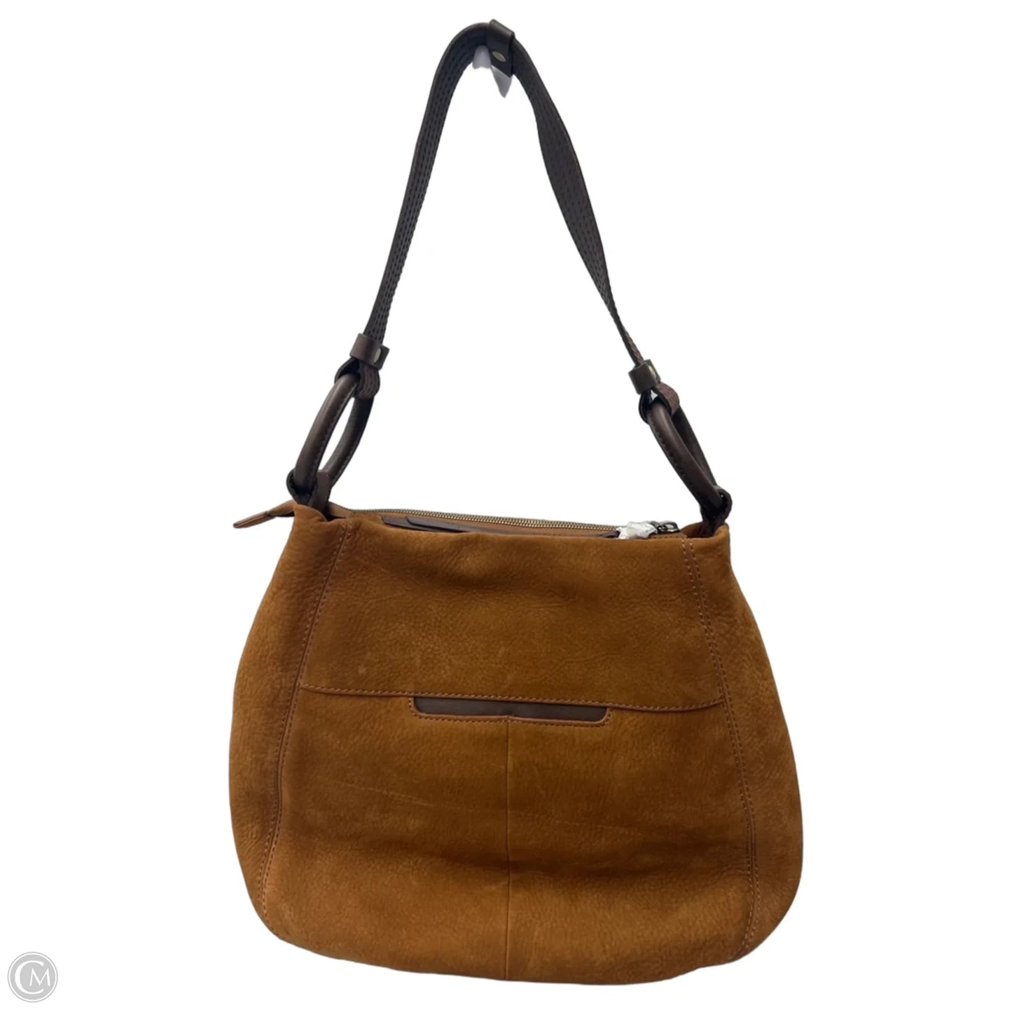 Handbag Leather By Hobo Intl, Size: Medium