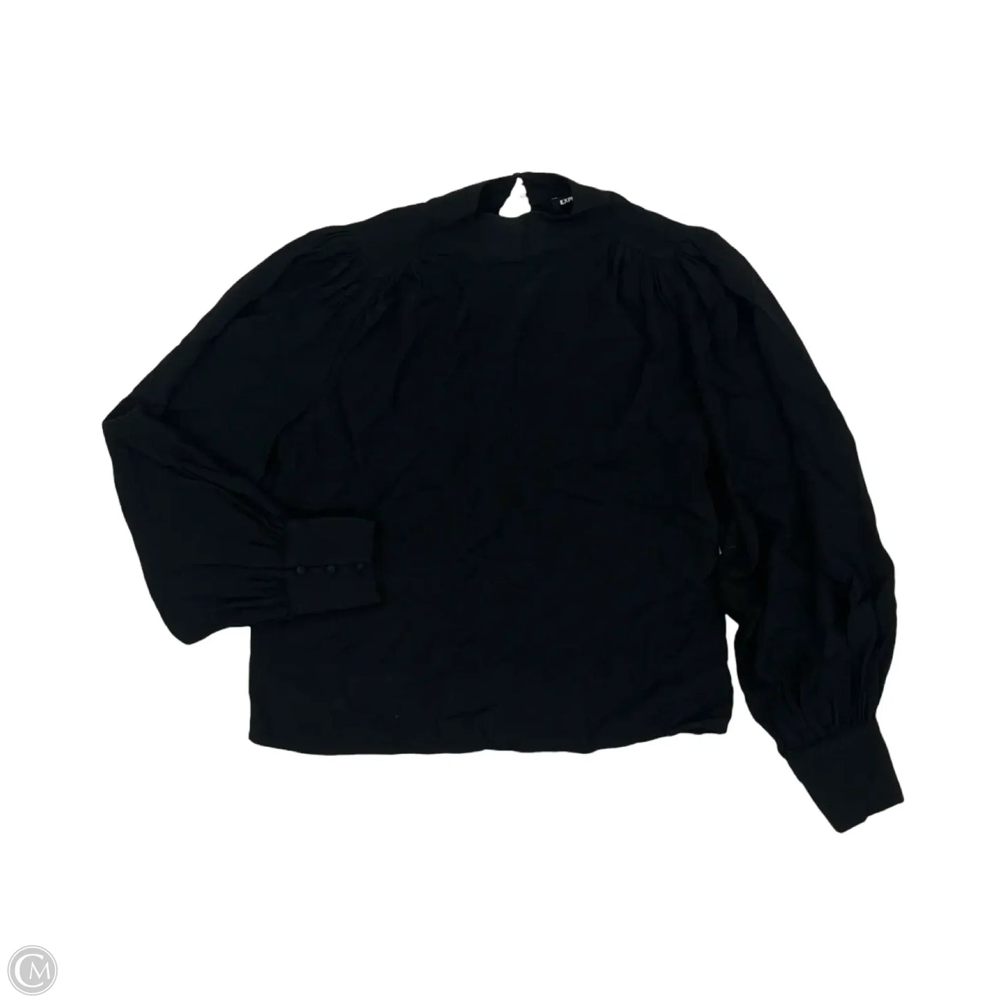 Top Long Sleeve By Express In Black, Size: Xs