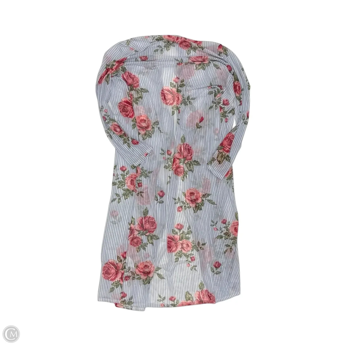 Kimono By Clothes Mentor In Blue, Size: 1x
