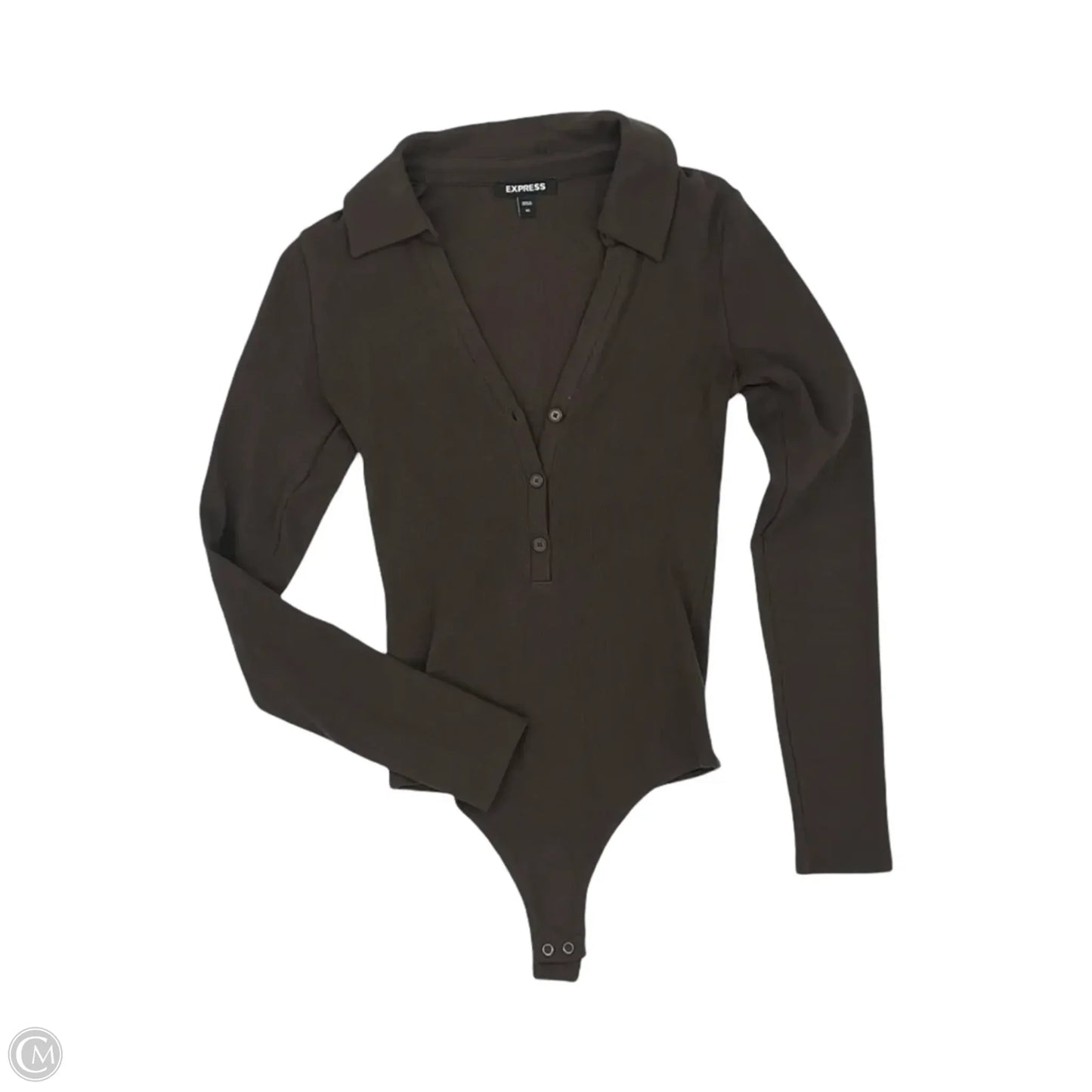 Bodysuit By Express In Brown, Size: Xs