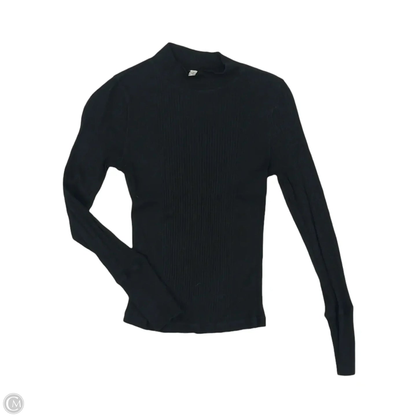 Top Long Sleeve By Free People In Black, Size: Xs