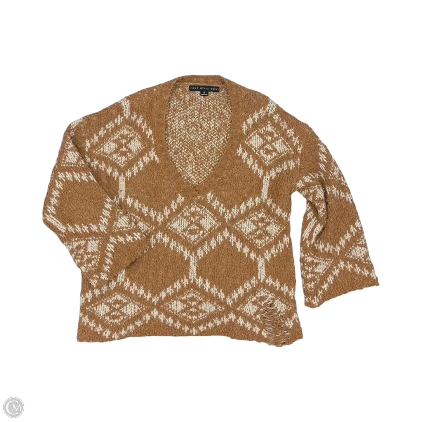 Sweater By Hyfve In Brown, Size: S