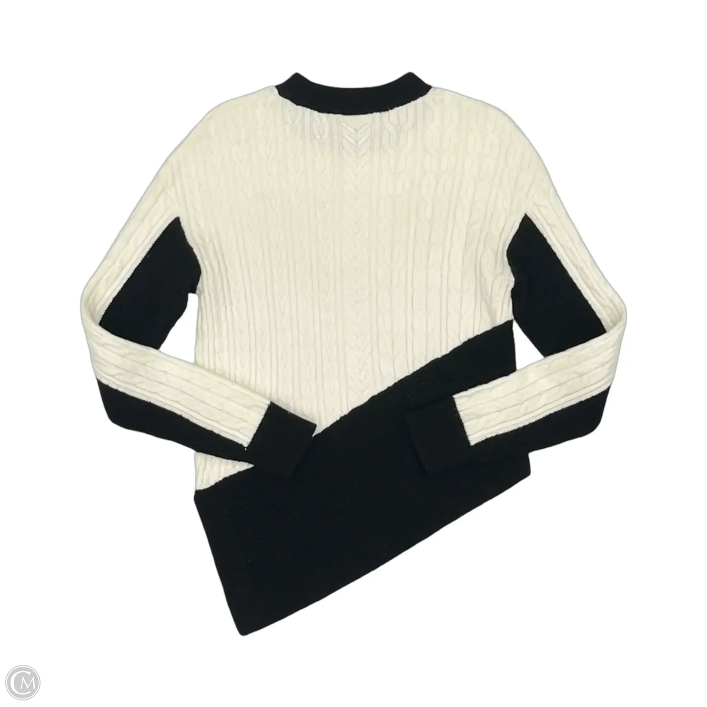 Sweater By Express In Black & White, Size: S