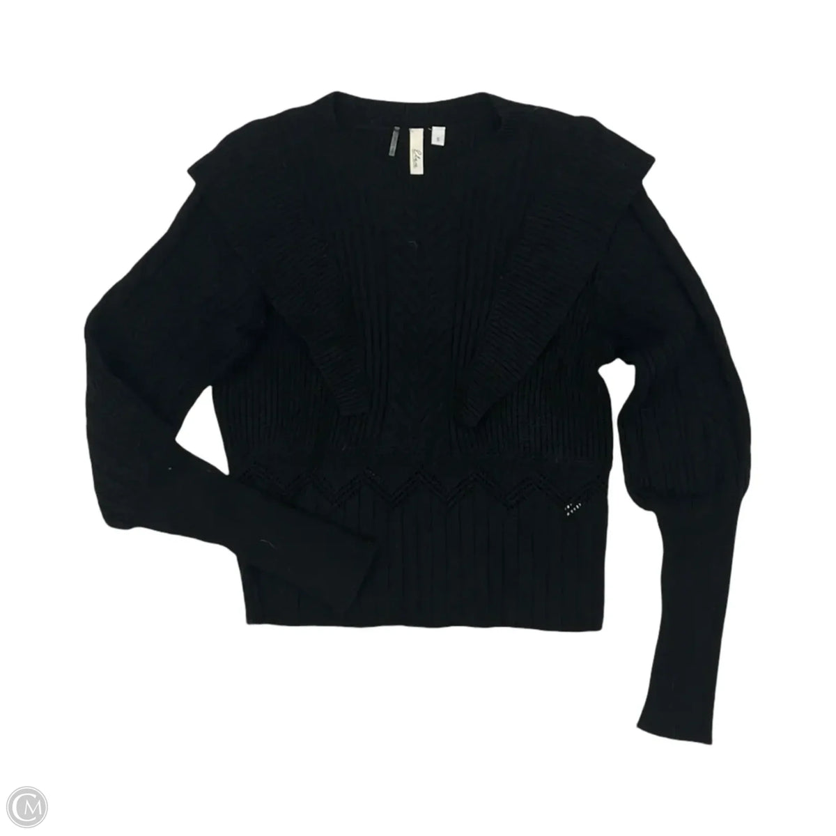 Sweater By Elan In Black, Size: S