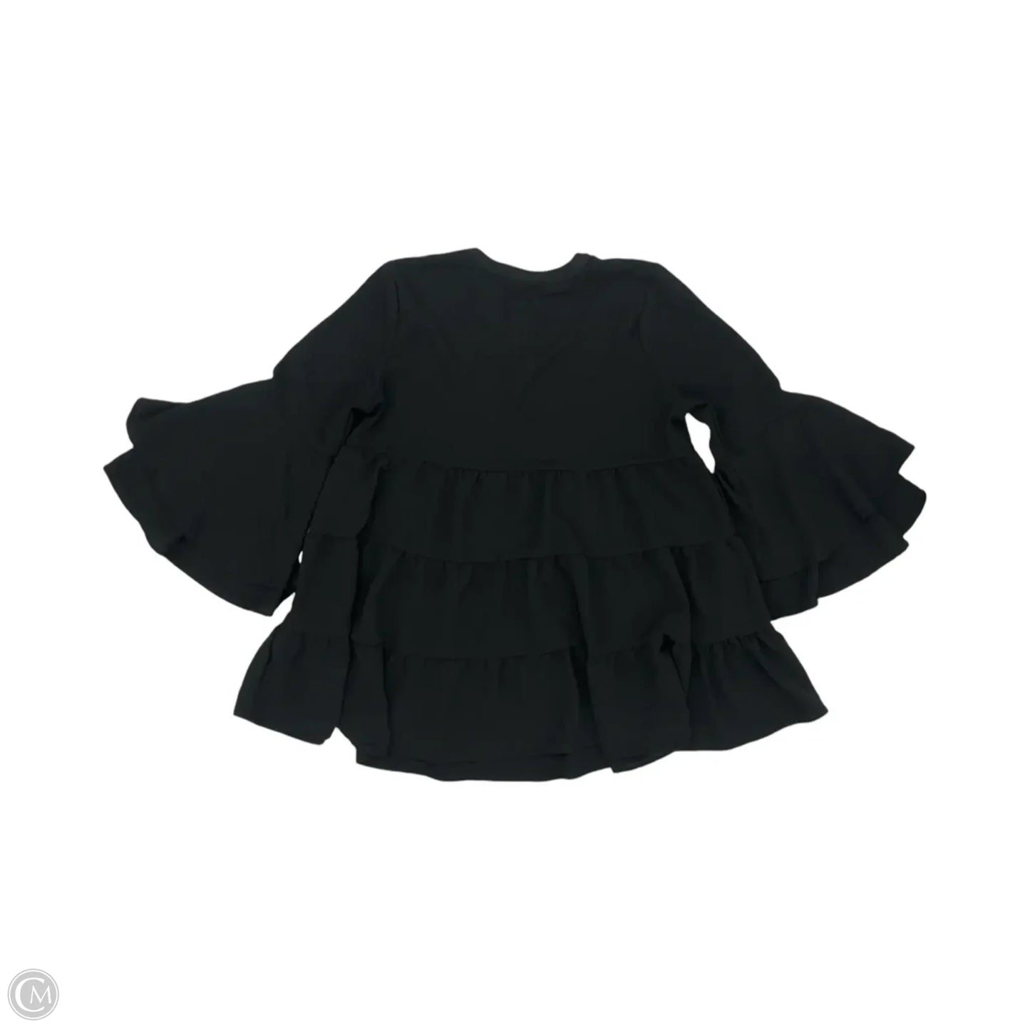 Top Long Sleeve By Zenana In Black, Size: M