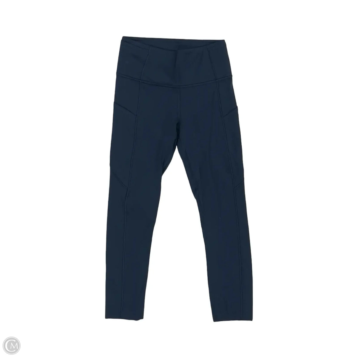 Athletic Leggings Capris By Lululemon In Navy, Size: S
