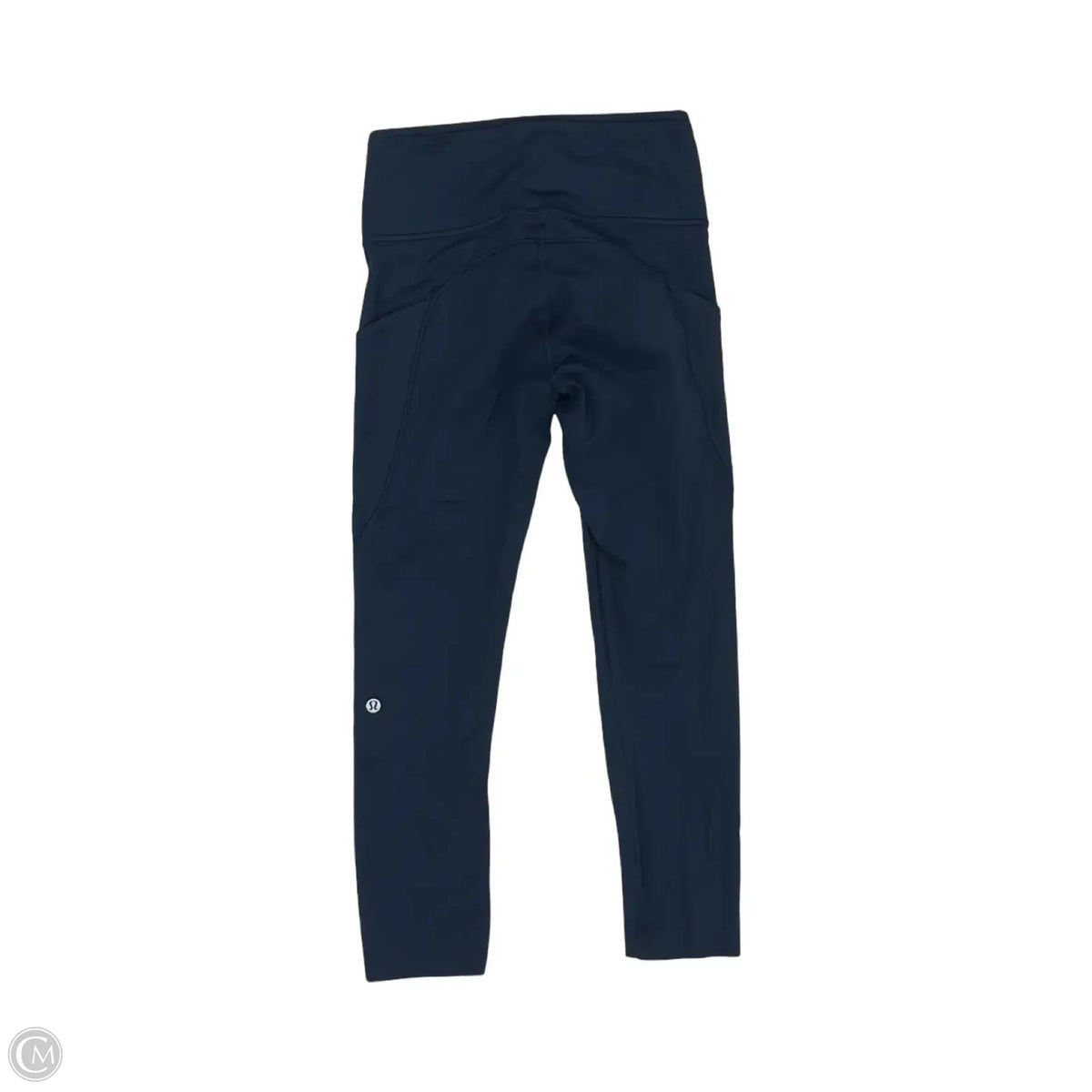 Athletic Leggings Capris By Lululemon In Navy, Size: S