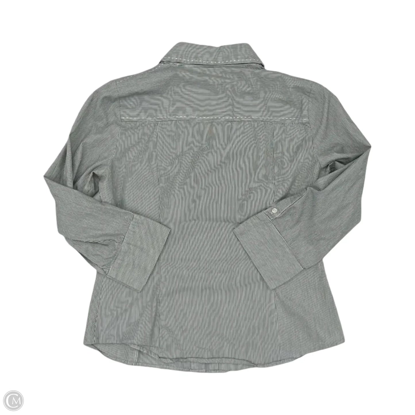 Top Long Sleeve By Larry Levine In Grey, Size: M