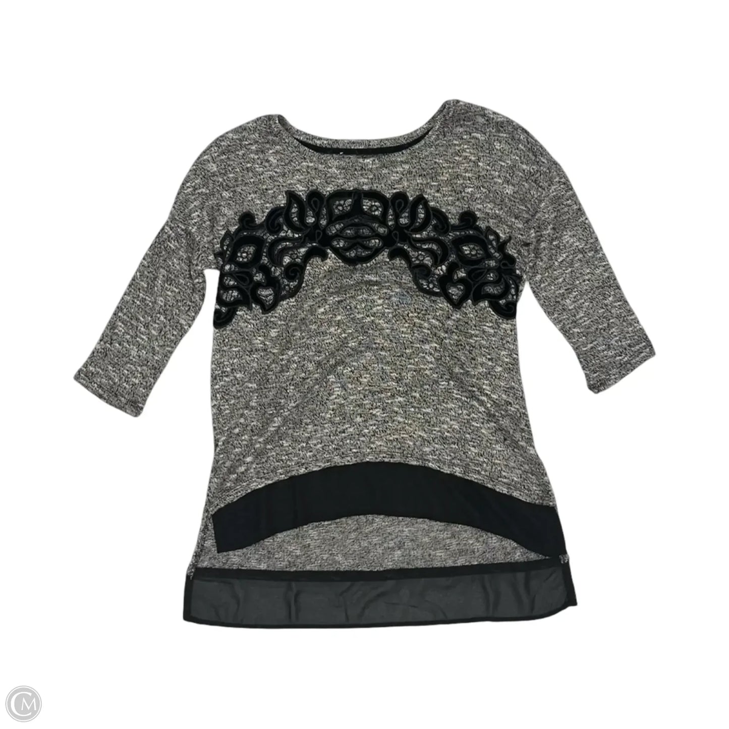 Top 3/4 Sleeve By Maurices In Grey, Size: S