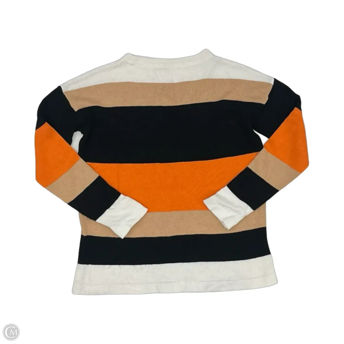 Sweater By Cmf In Tan & White, Size: M