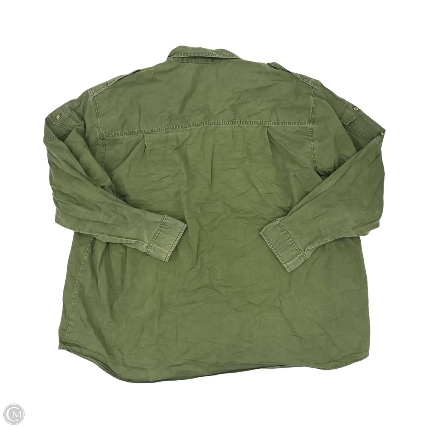 Top Long Sleeve By Clothes Mentor In Green, Size: 3x