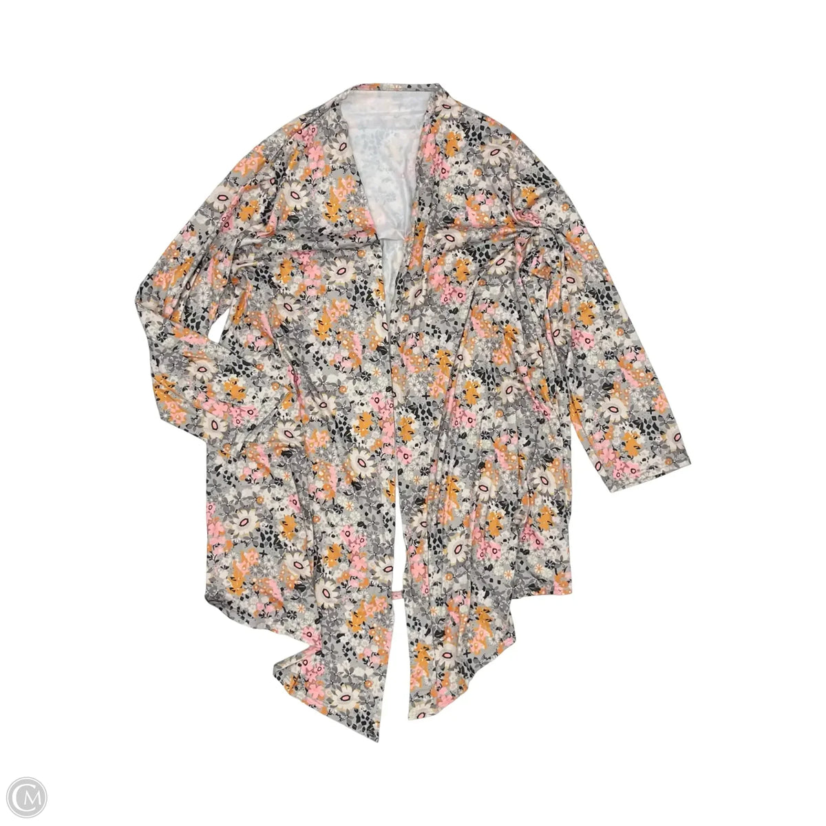 Cardigan By Cmf In Grey, Size: 4x