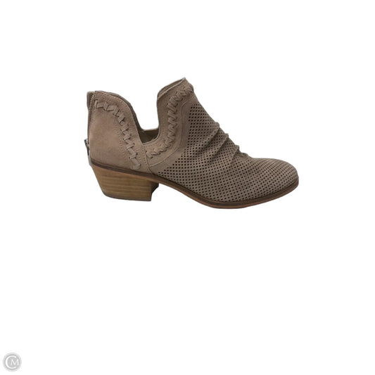 Boots Ankle Heels By Vince Camuto In Tan, Size: 7