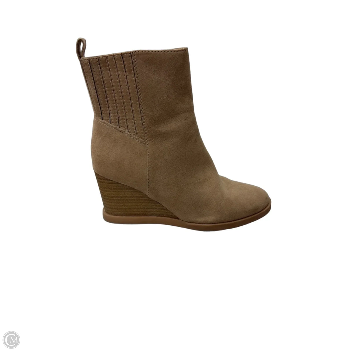 Boots Ankle Heels By Universal Thread In Tan, Size: 6.5