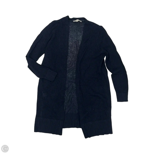 Sweater Cardigan By Loft In Blue, Size: L
