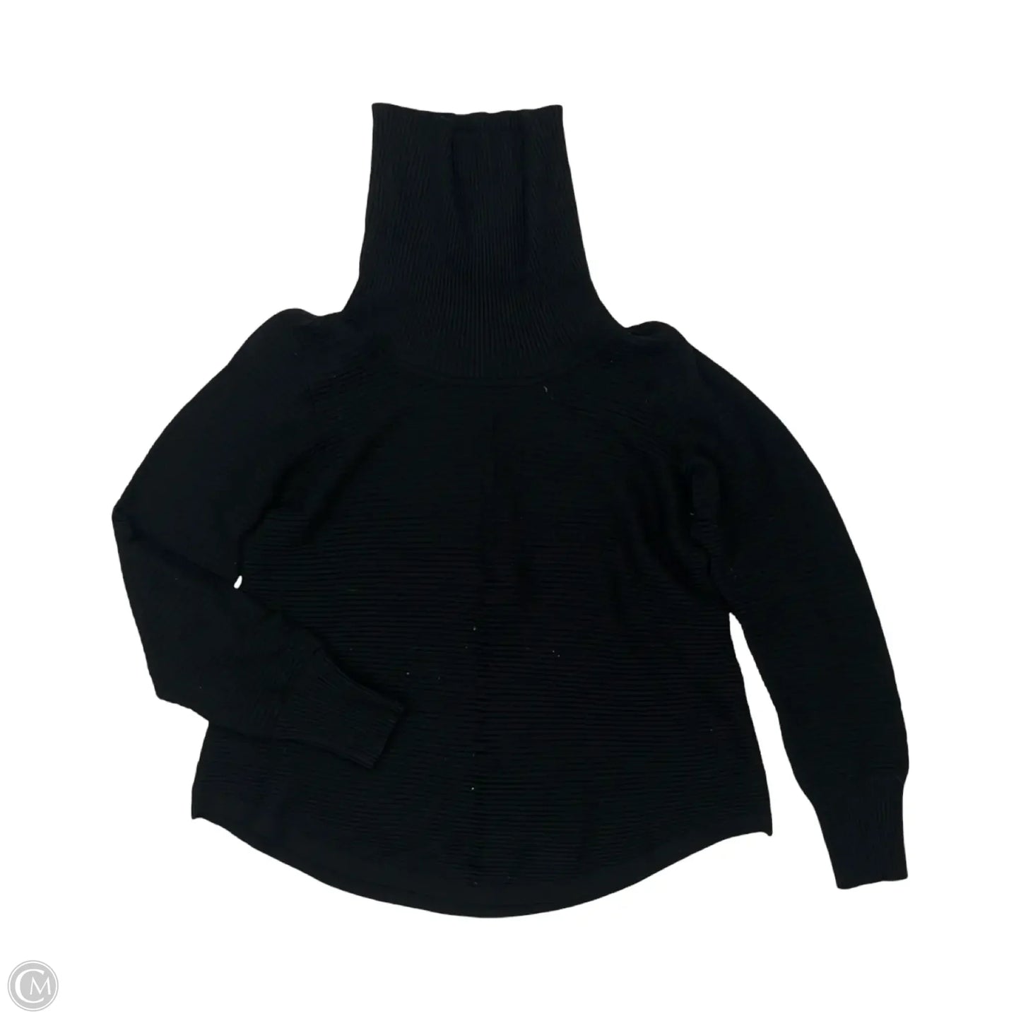 Top Long Sleeve By Cyrus In Black, Size: L