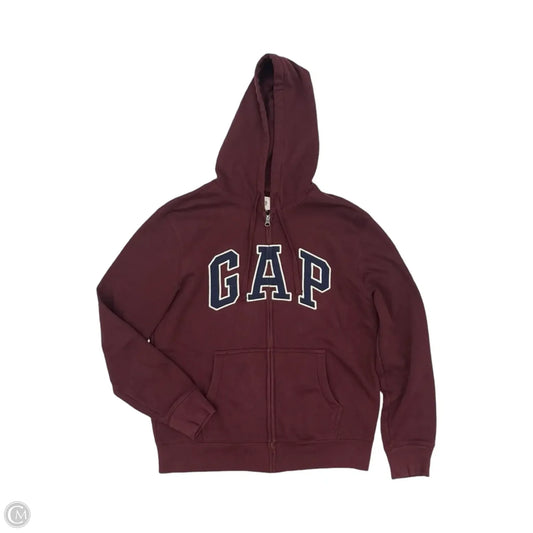 Sweatshirt Hoodie By Gap In Red, Size: M