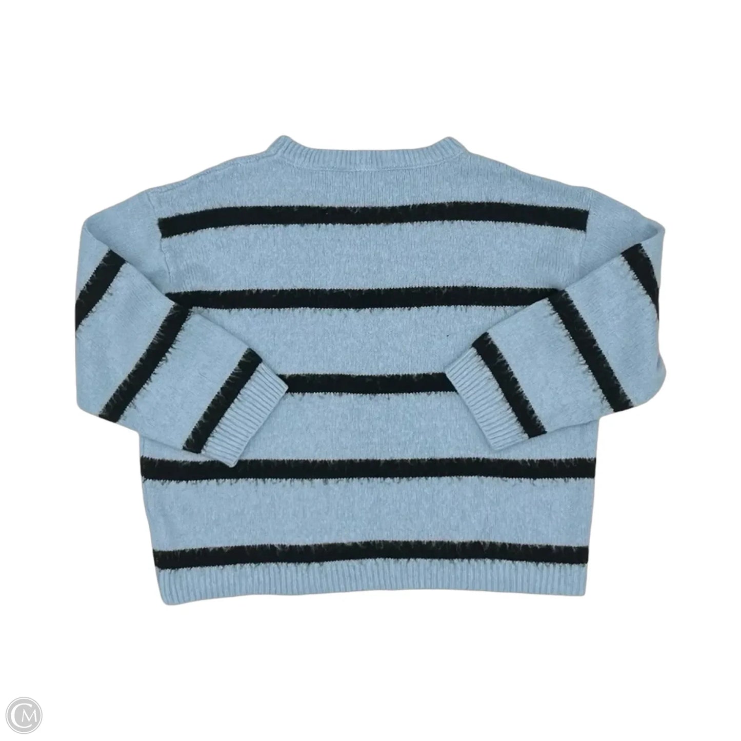 Sweater By Dazy In Black & Blue, Size: L