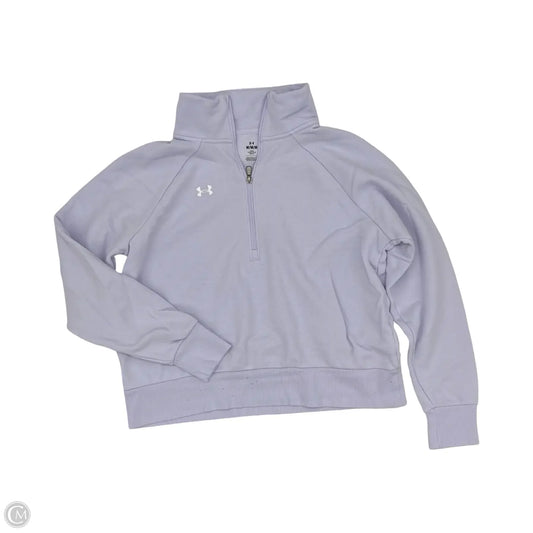 Sweatshirt Collar By Under Armour In Purple, Size: M