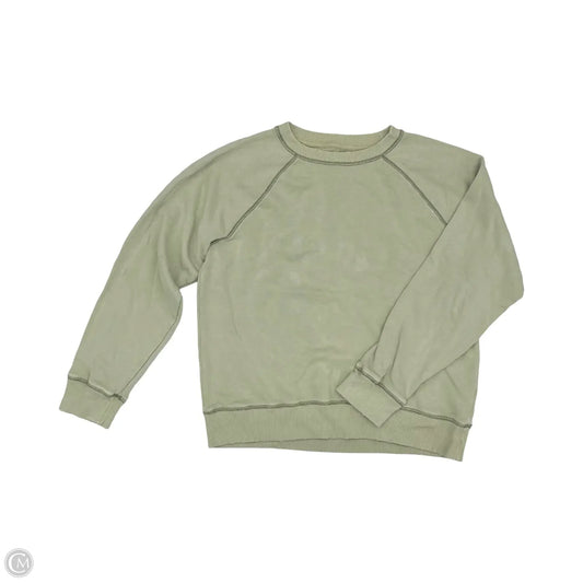 Sweatshirt Crewneck By American Eagle In Green, Size: M