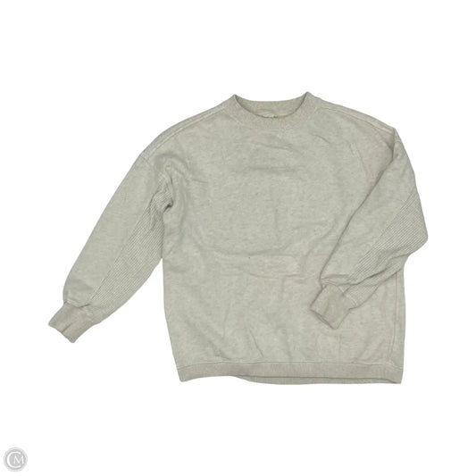 Sweatshirt Crewneck By Aerie In Cream, Size: Xs