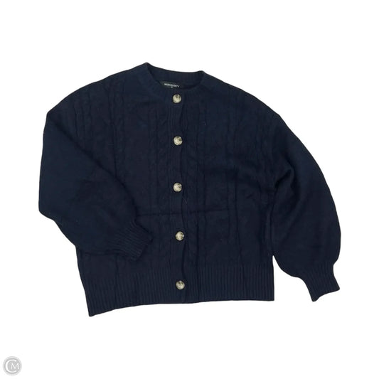 Sweater Cardigan By Merokeety In Navy, Size: M