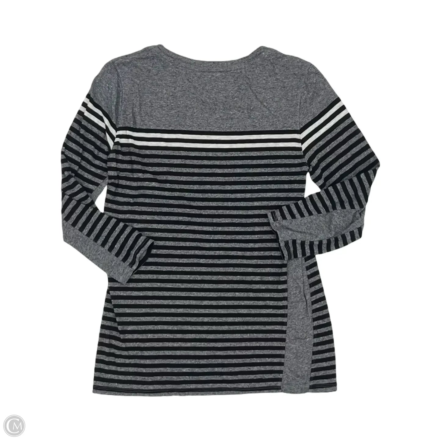 Top Long Sleeve By Calvin Klein Performance In Grey, Size: M