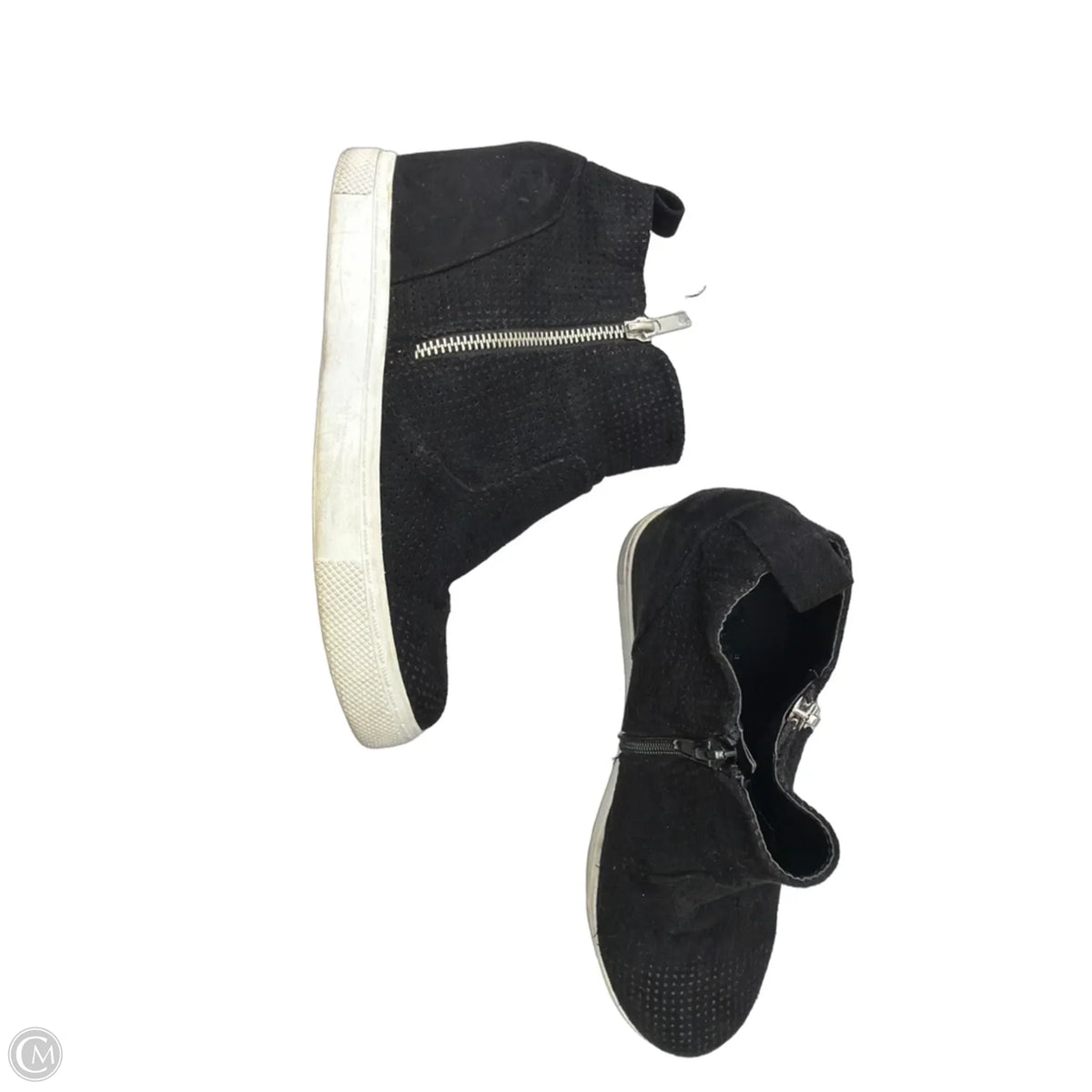 Boots Ankle Flats By Brash In Black, Size: 8.5