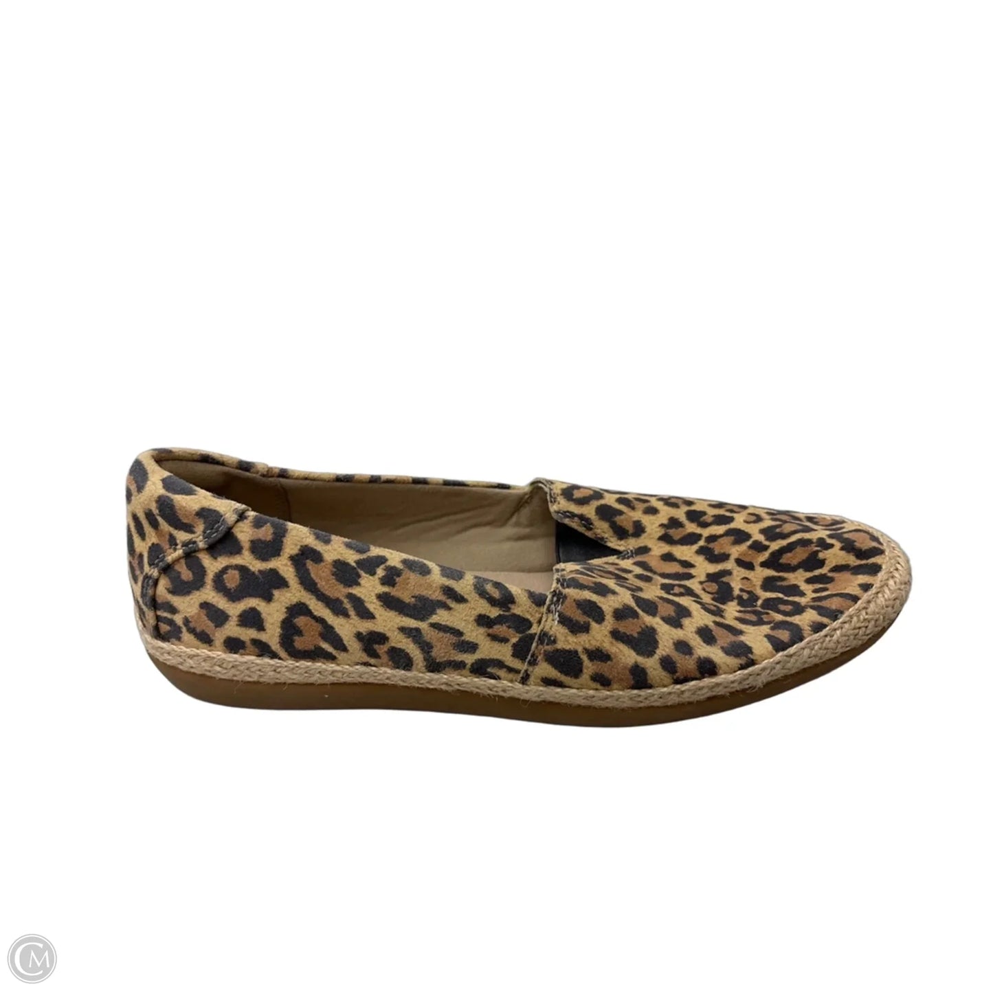 Shoes Flats By Clarks In Leopard Print, Size: 8