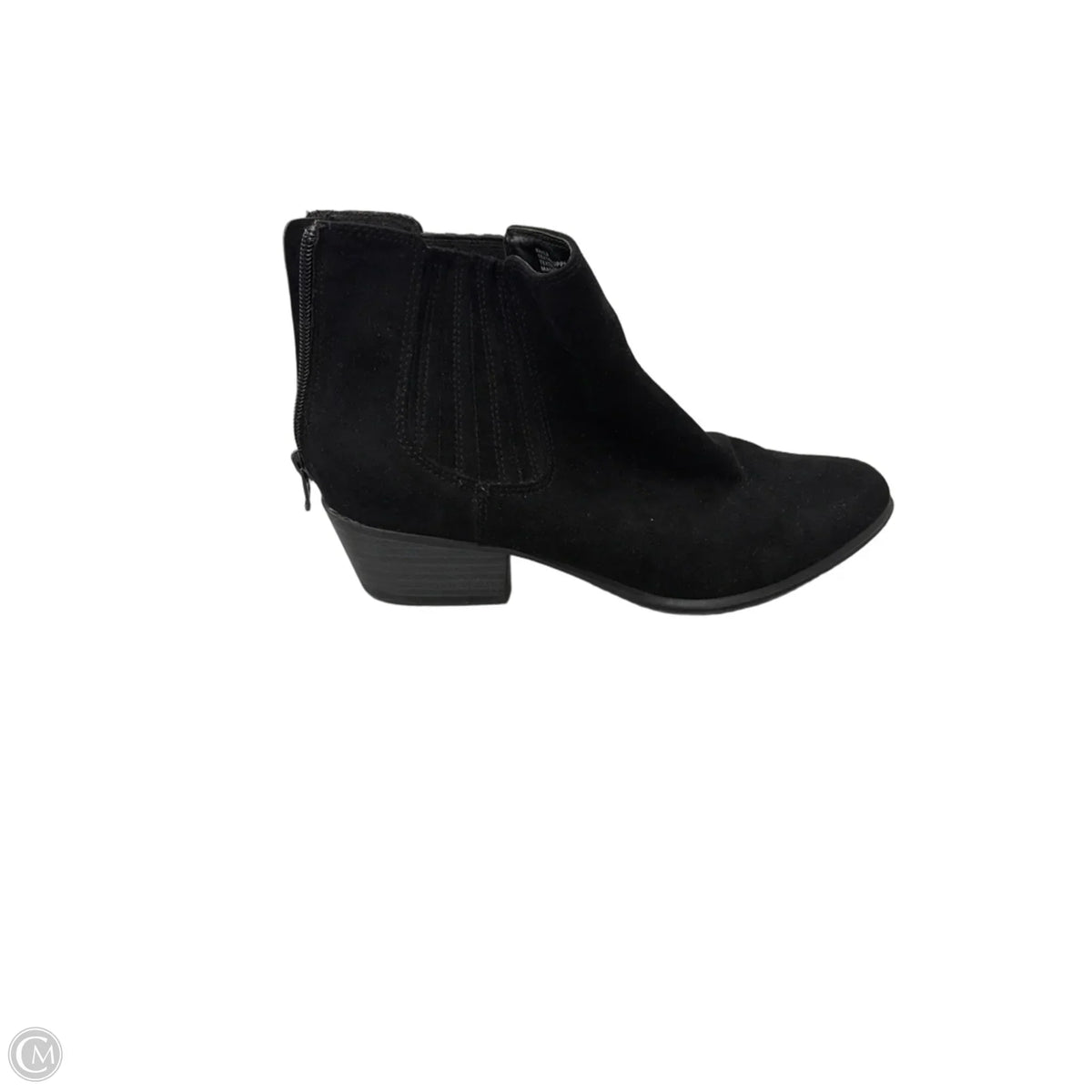 Boots Ankle Heels By Massini In Black, Size: 7