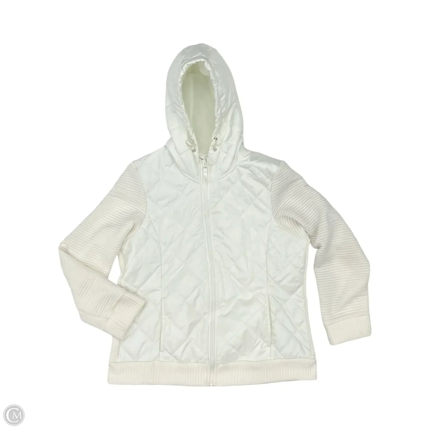 Jacket Other By Time And Tru In White, Size: Xl