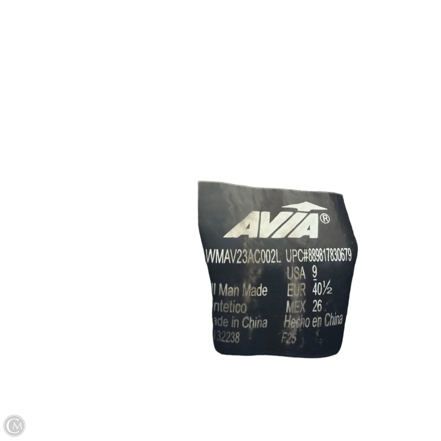 Shoes Athletic By Avia In Black, Size: 9