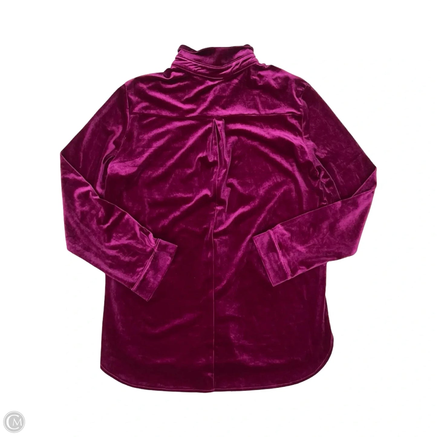Top Long Sleeve By She + Sky In Purple, Size: S