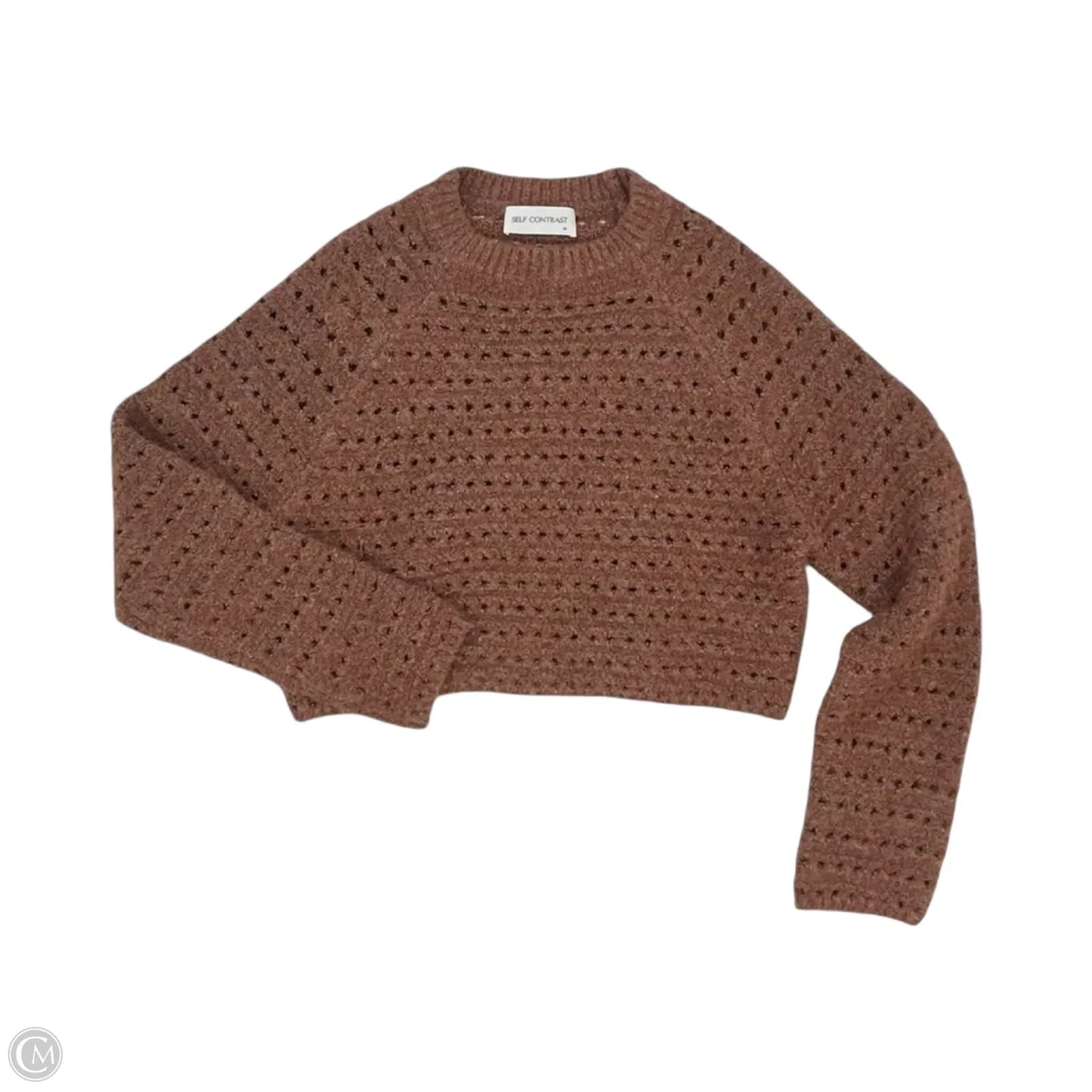 Sweater By Self Contrast In Brown, Size: M