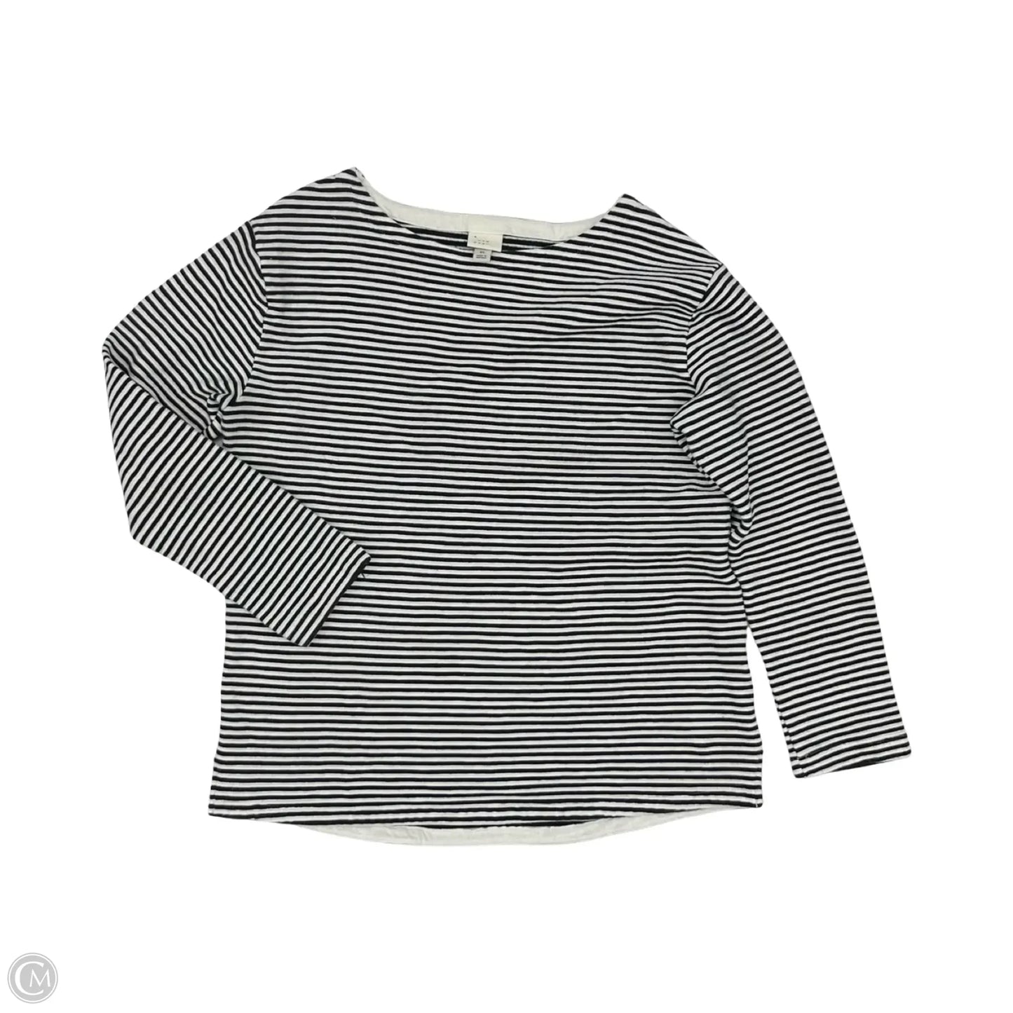 Top Long Sleeve By A New Day In Black & White, Size: Xl
