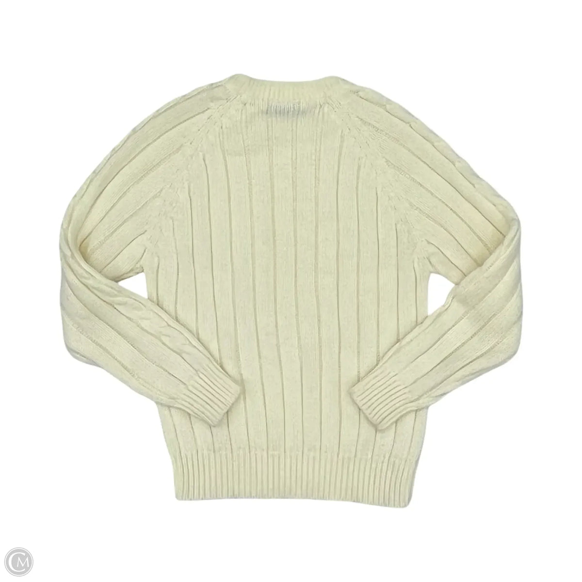Sweater By Clothes Mentor In Cream, Size: M