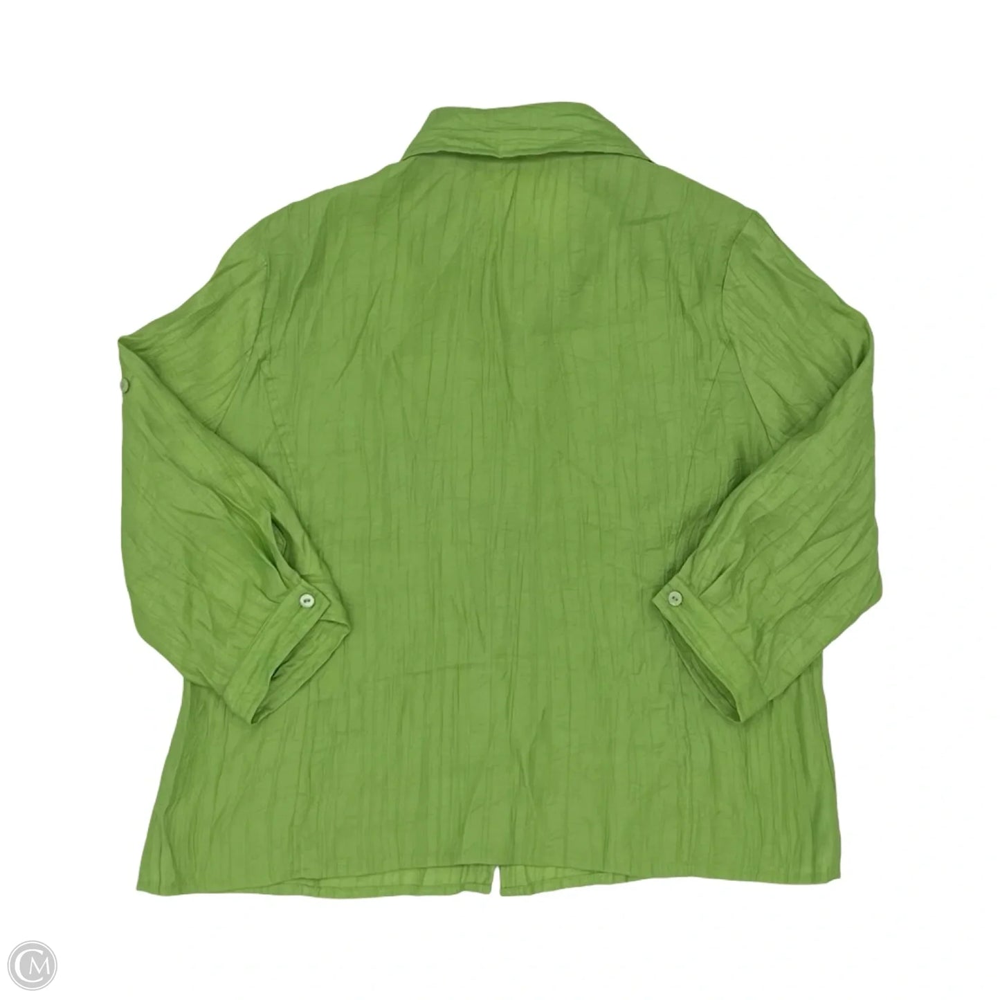 Top Long Sleeve By Clothes Mentor In Green, Size: Xl