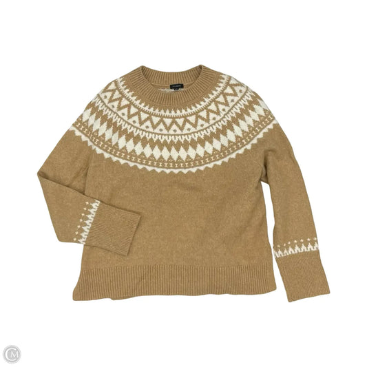 Sweater By Talbots In Tan, Size: Xl