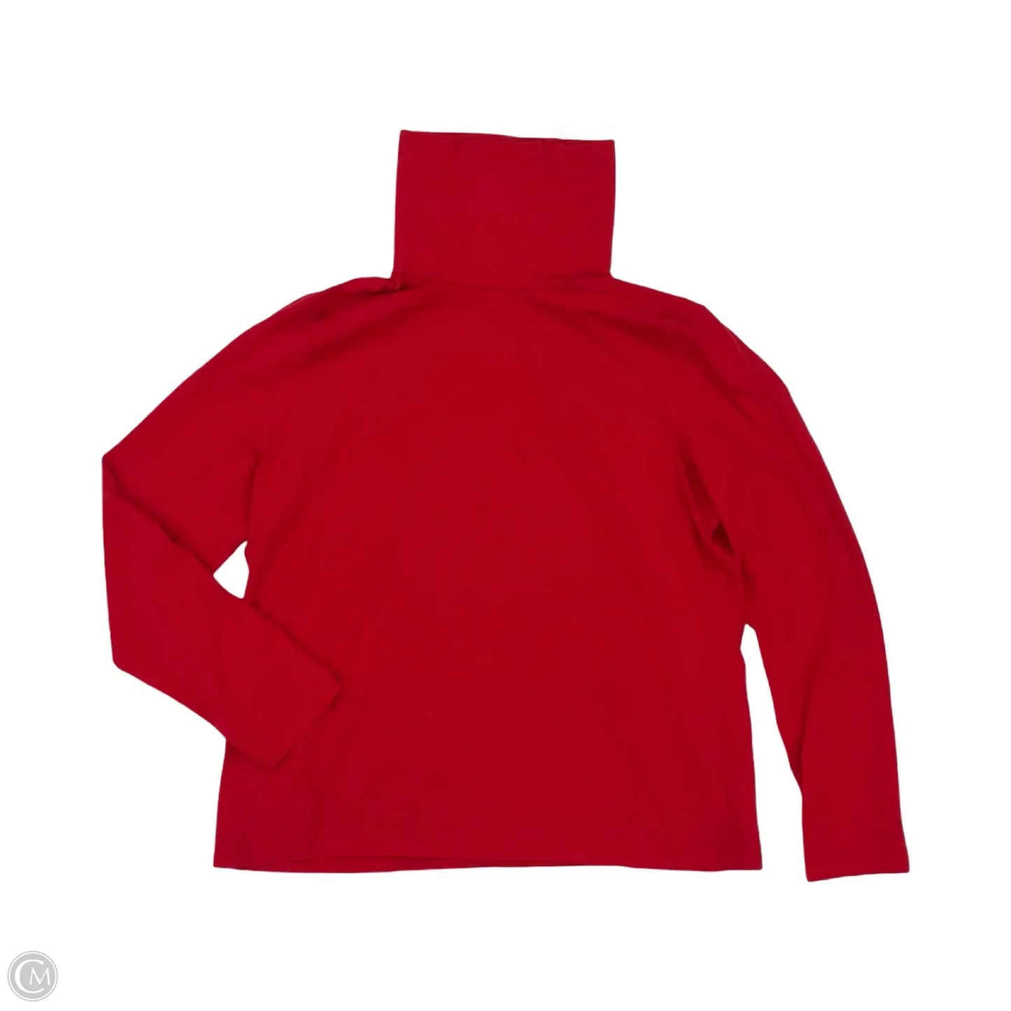 Top Long Sleeve By Talbots In Red, Size: Xl