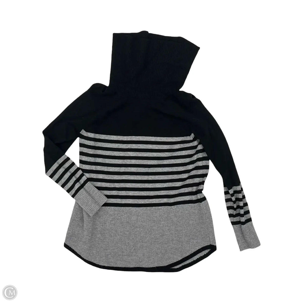 Sweater By Cyrus In Black & Grey, Size: M