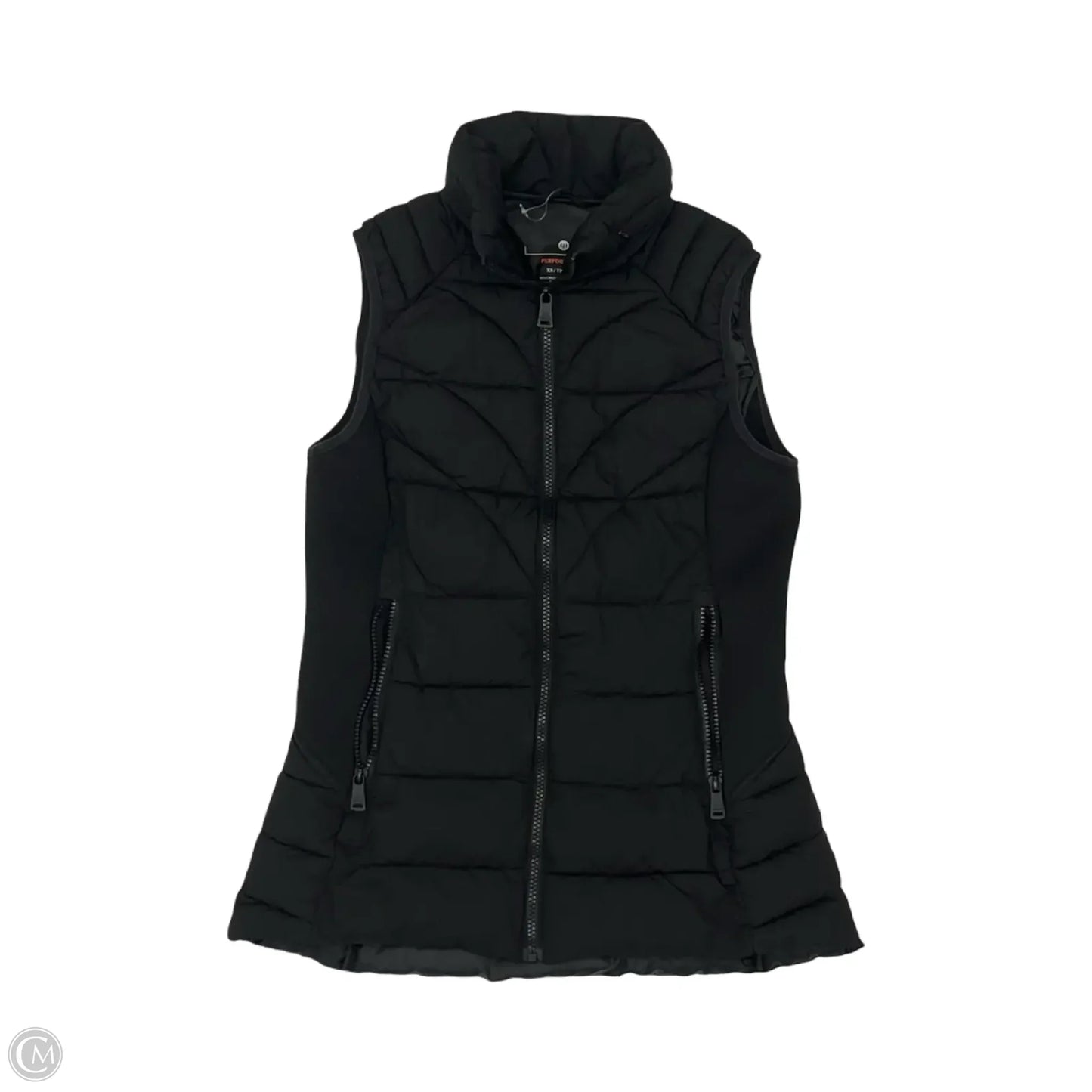 Vest Puffer & Quilted By Clothes Mentor In Black, Size: Xs