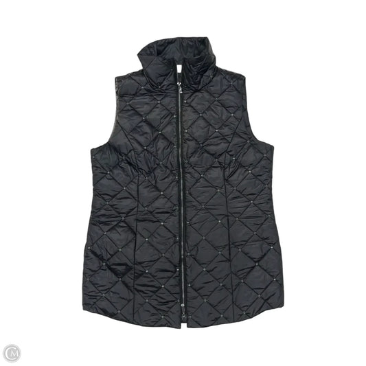 Vest Puffer & Quilted By Chicos In Black, Size: L