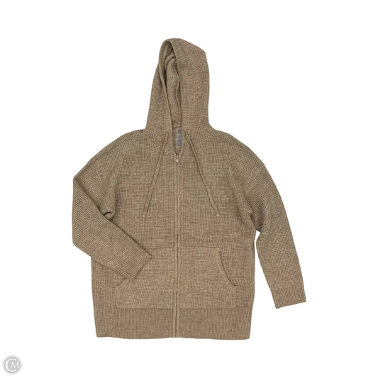 Sweater Cardigan By Lou And Grey In Tan, Size: L