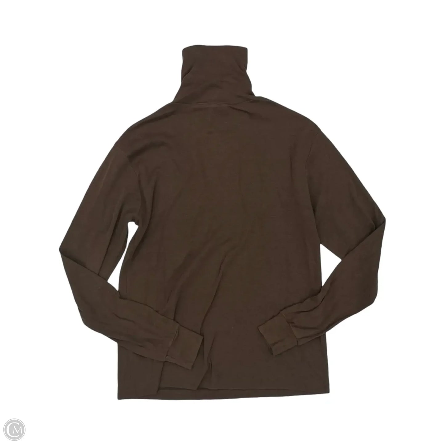 Top Long Sleeve By Clothes Mentor In Brown, Size: L