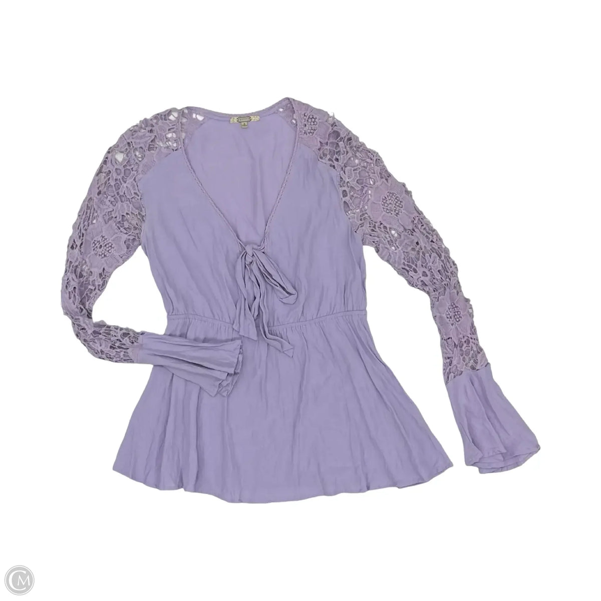 Top Long Sleeve By Gimmicks In Purple, Size: S