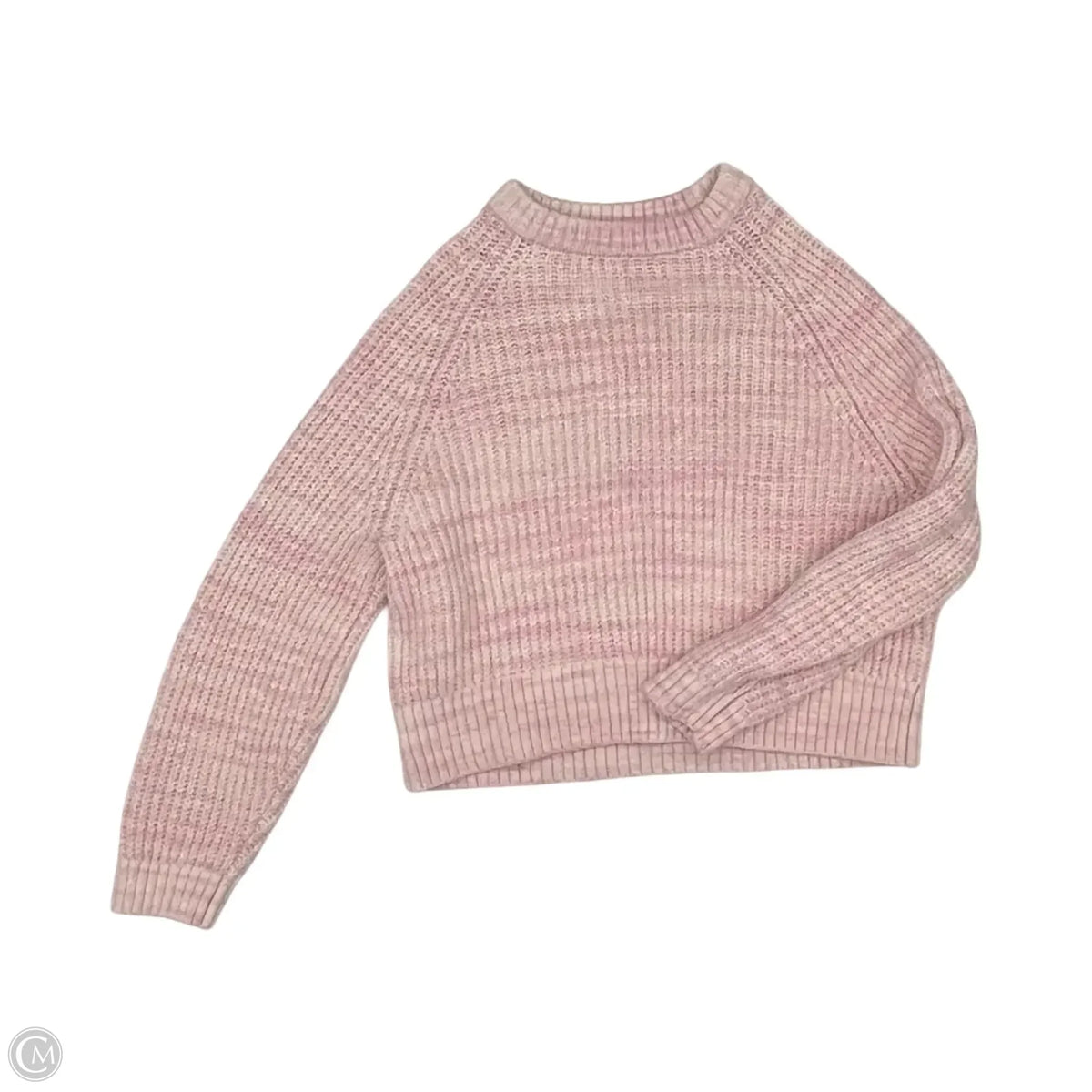 Sweater By Old Navy In Pink & White, Size: Xs
