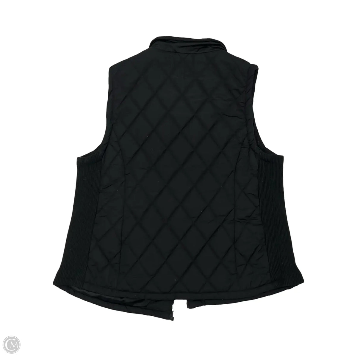 Vest Puffer & Quilted By Workshop In Black, Size: 1x